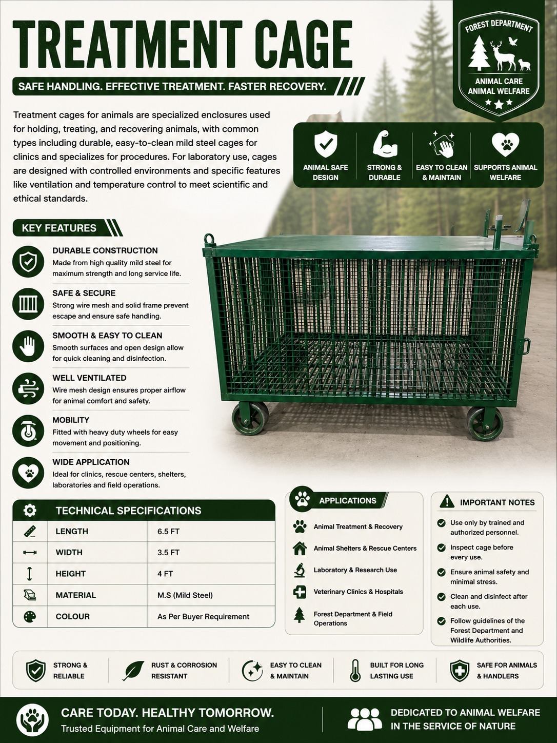 TREATMENT CAGE